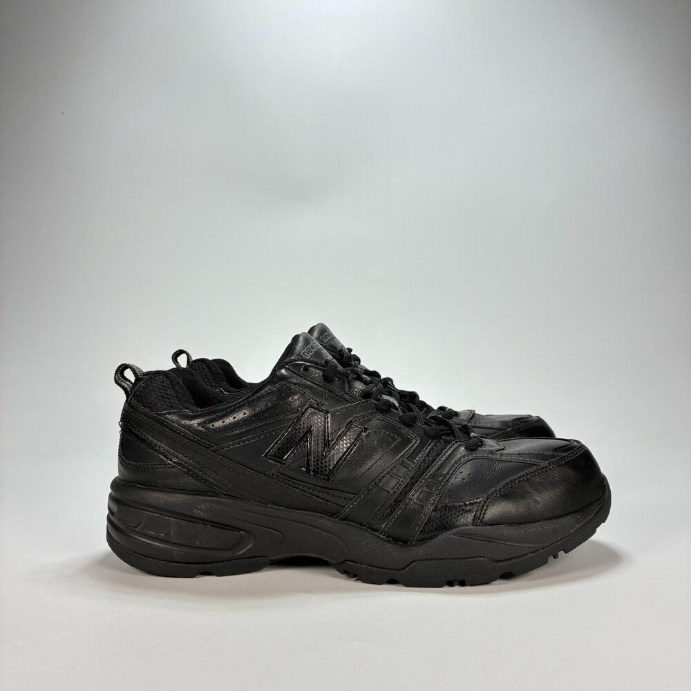 New Balance 409 Black Leather Cross Training Shoes MX409BK Men's Size 10.5 4E